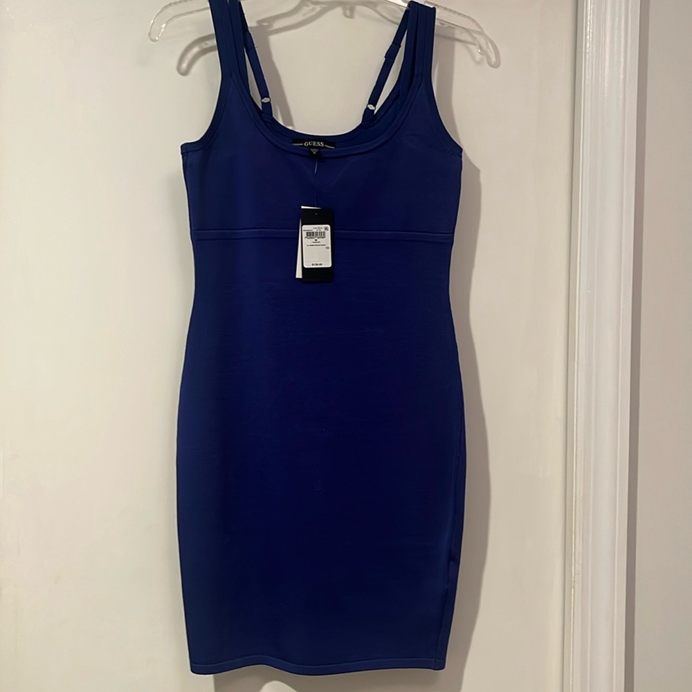 Guess Royal Blue Mini Dress